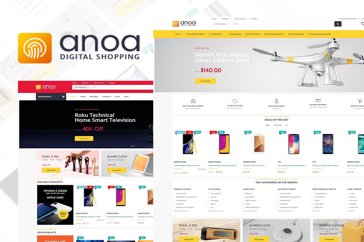 LEO ANOA SUPERMARKET PRESTASHOP TEMP in Bootstrap Themes - product preview 8