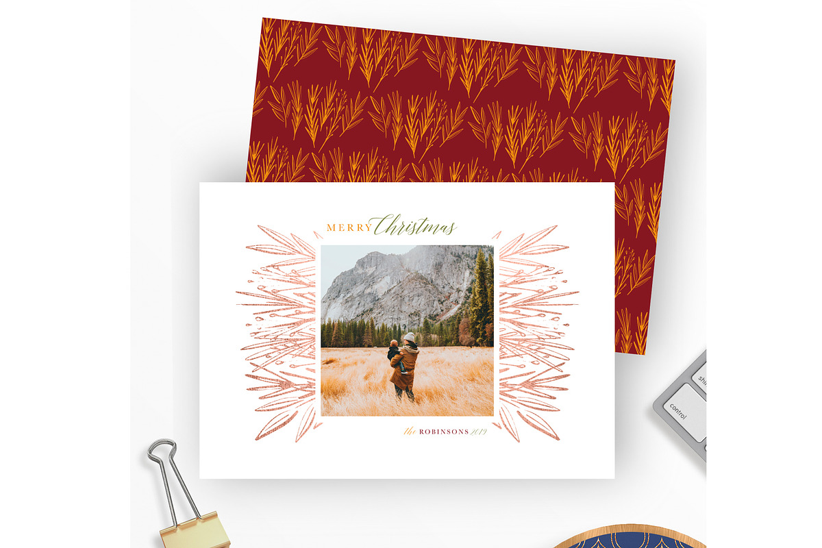 Holiday Card Template in Card Templates - product preview 8