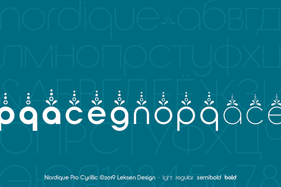 Nordique Pro Cyrillic Semibold in Sans-Serif Fonts - product preview 2