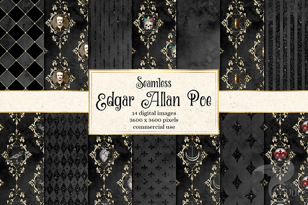 Edgar Allan Poe Digital Paper