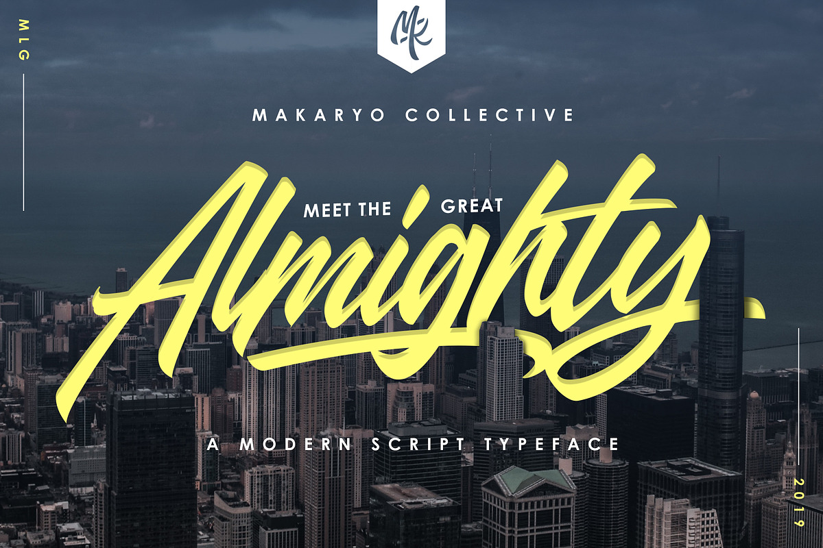 Almighty Modern Script in Script Fonts - product preview 8