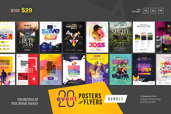 20 Best EVENT POSTERS and Flyers