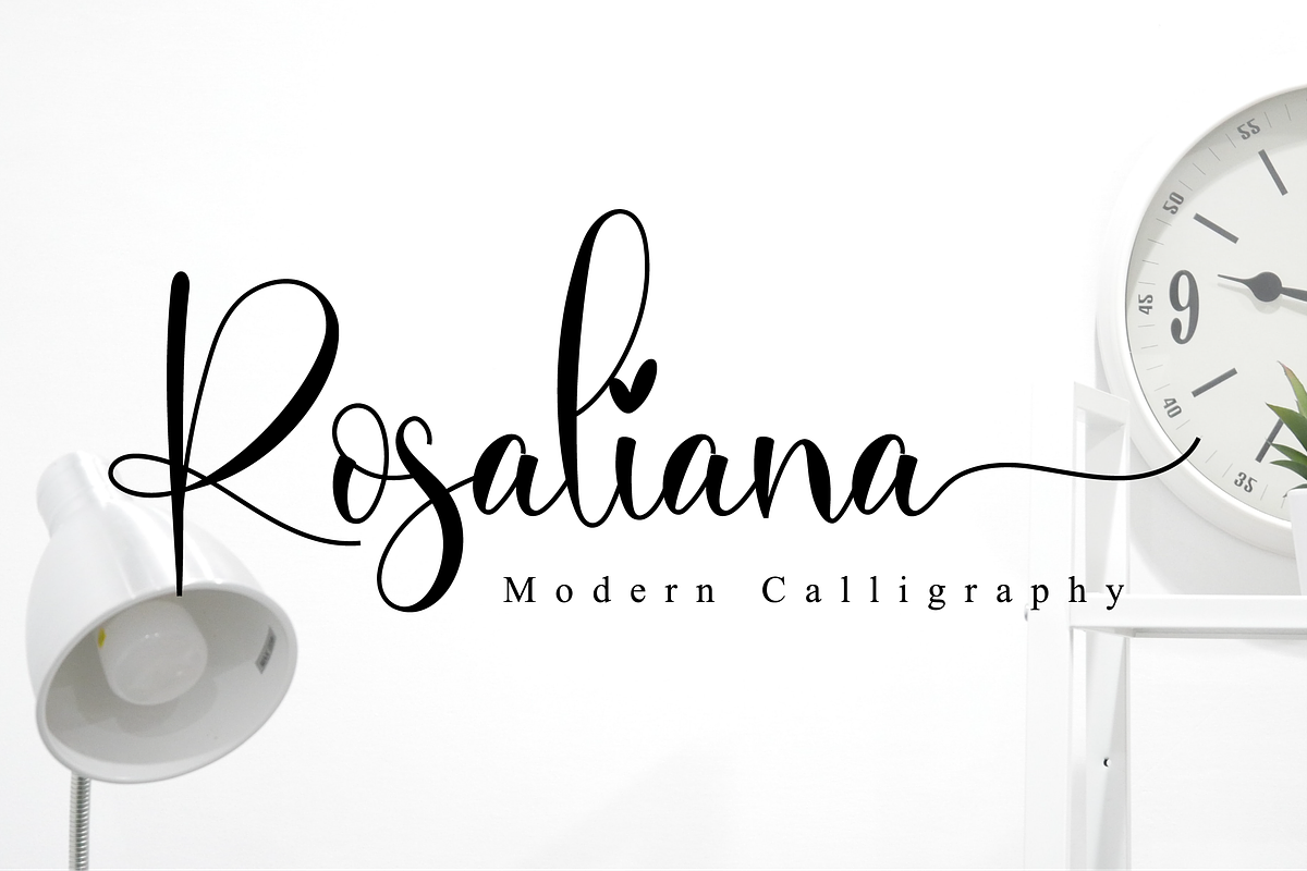 Rosaliana Script in Script Fonts - product preview 8
