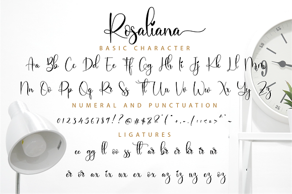 Rosaliana Script in Script Fonts - product preview 10