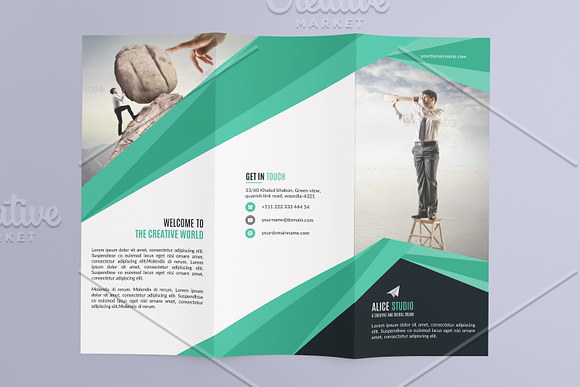 Trifold Brochure Template in Brochure Templates - product preview 6