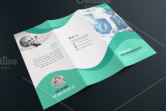 Trifold Brochure Template in Brochure Templates - product preview 4