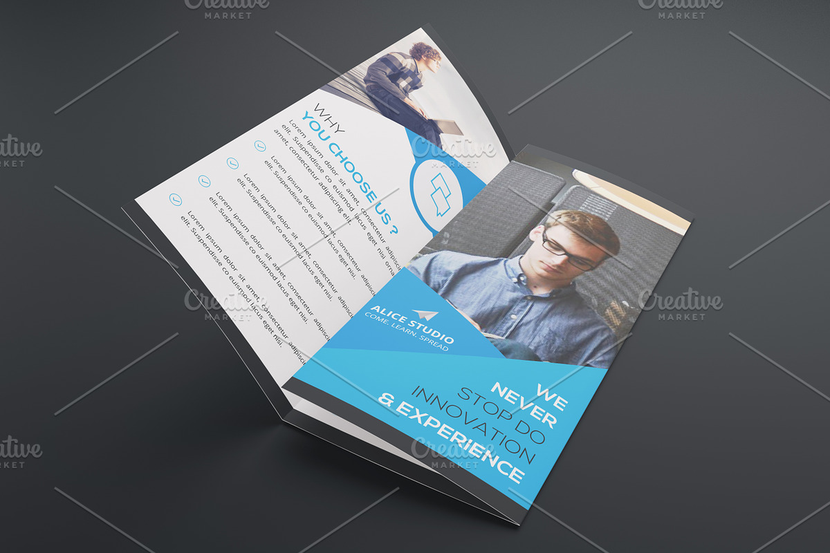 Trifold Brochure Template in Brochure Templates - product preview 8