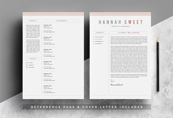 Word Resume Template in Resume Templates - product preview 2