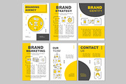 Branding agency brochure template