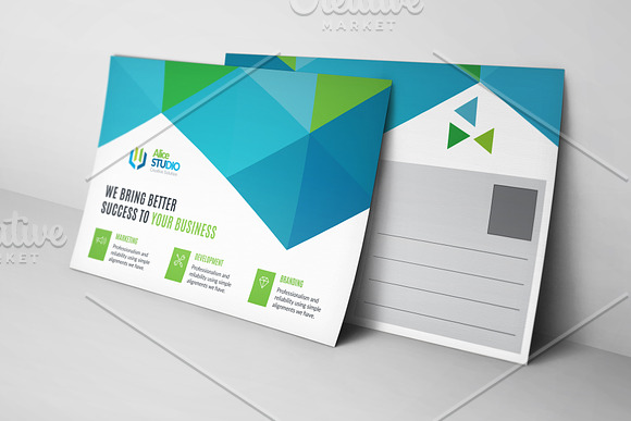 Post Card Template in Stationery Templates - product preview 1