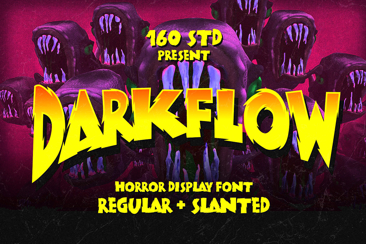 160 Studio Font Bundle | 97% OFF in Scary Fonts - product preview 41