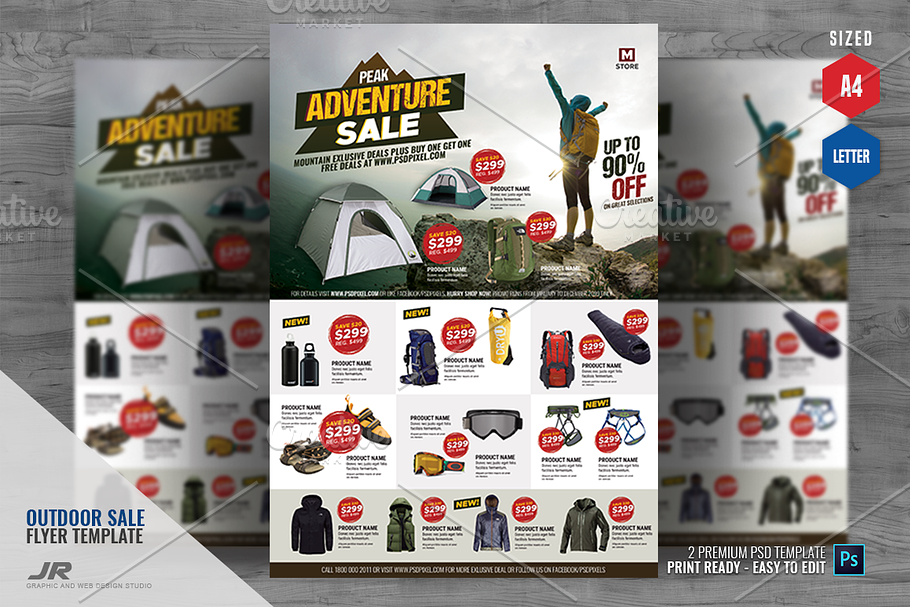 Outdoor Multipurpose Sales Flyer in Flyer Templates - product preview 8