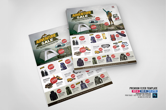 Outdoor Multipurpose Sales Flyer in Flyer Templates - product preview 3