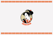 Shojo Sushi Logo Template