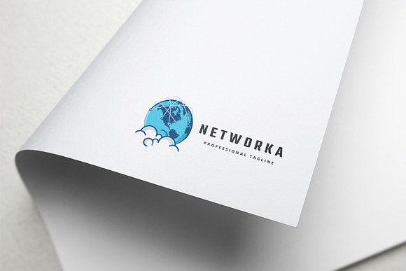 Network Cloud Data Logo in Logo Templates - product preview 2