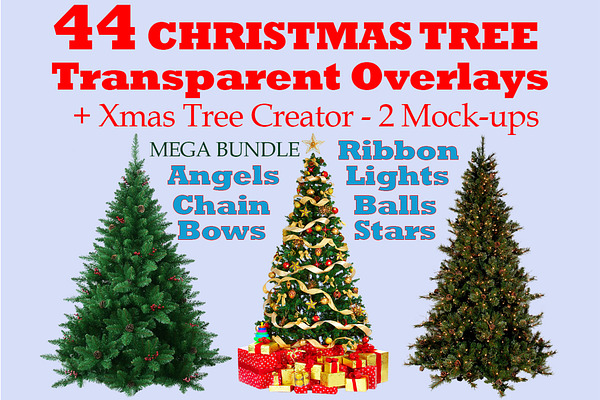 44 Christmas Tree Mockup