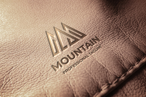 Mountain Letter M Logo in Logo Templates - product preview 4