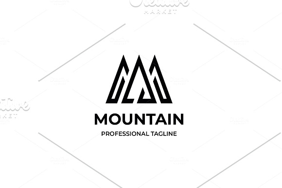 Mountain Letter M Logo in Logo Templates - product preview 5