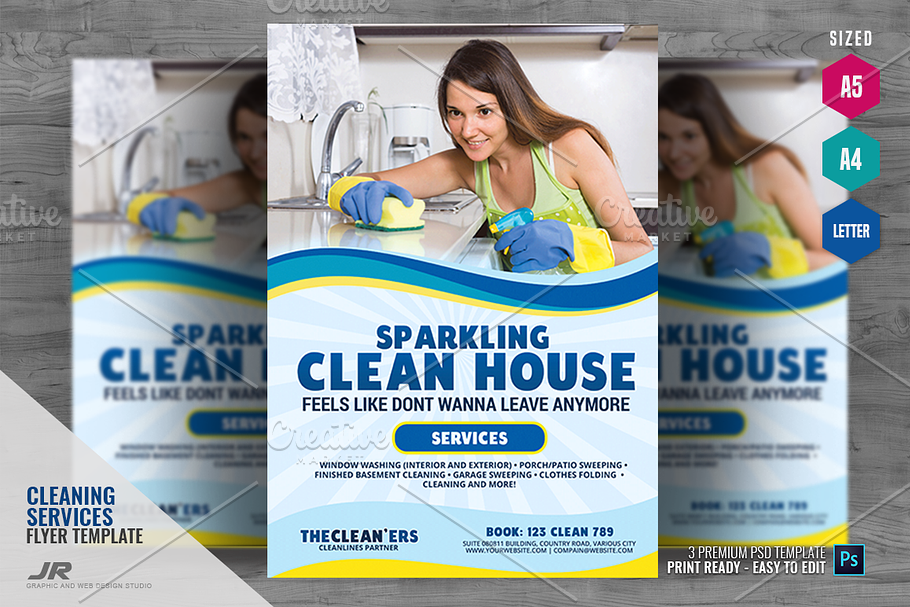 Cleaning Template Flyer