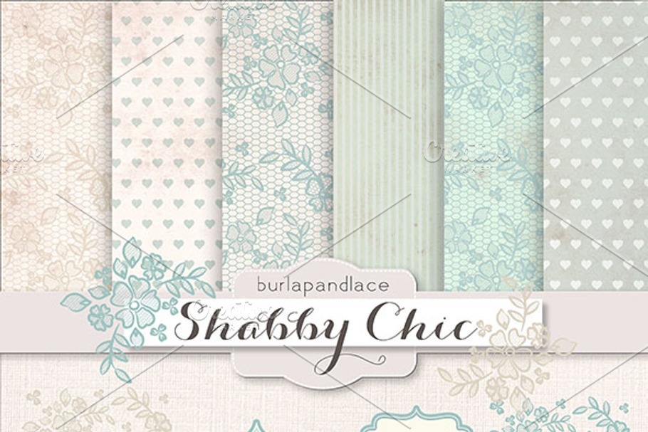 Shabby chic set in Patterns - product preview 8