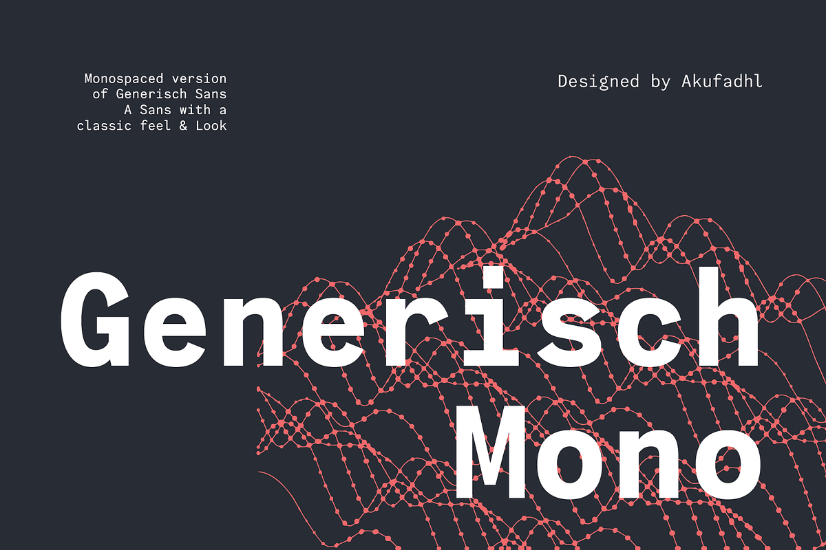 Generisch Mono in Sans-Serif Fonts - product preview 8