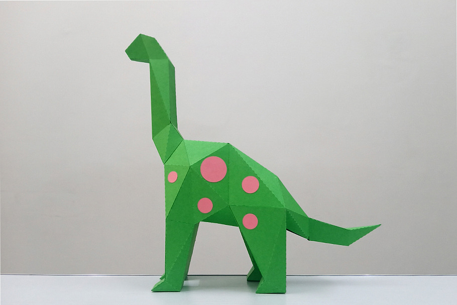 DIY Brontosaurus - 3d papercraft