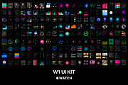 W1 UI Kit for Apple Watch Apps