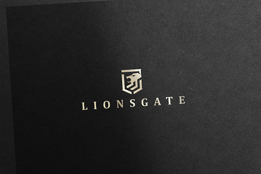Lion Crest Logo Monogram L letter