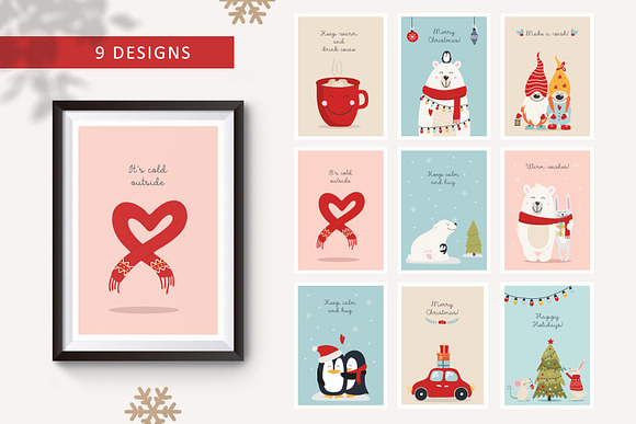 Christmas hugs collection in Illustrations - product preview 3
