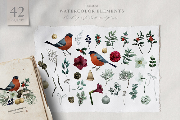 Wintertale Watercolor Christmas in Illustrations - product preview 6