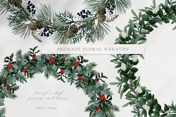 Wintertale Watercolor Christmas in Illustrations - product preview 7