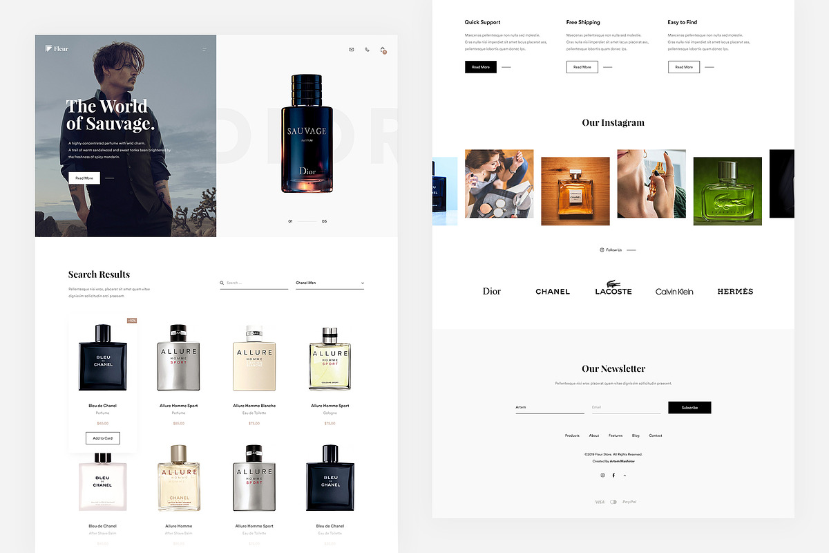 Fleur — Store Landing Page in Landing Page Templates - product preview 8