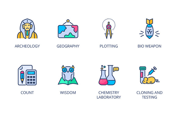 96 Science icons in Science Icons - product preview 6