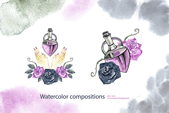 Mystical wreaths and frames in Illustrations - product preview 2