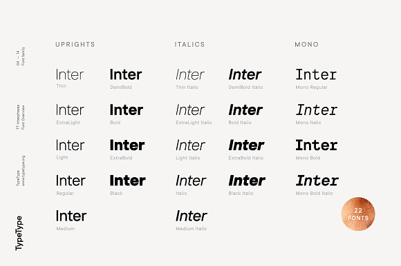 TT Interphases in Sans-Serif Fonts - product preview 4