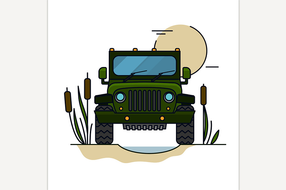 Off road car image in Icons - product preview 8