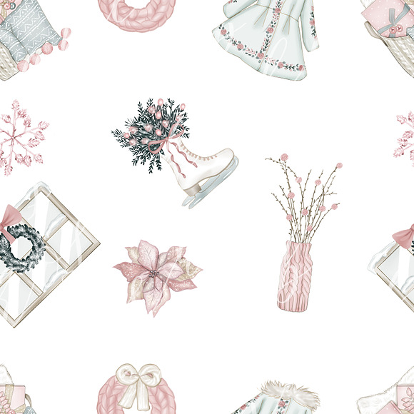 Winter seamless patterns in Patterns - product preview 3