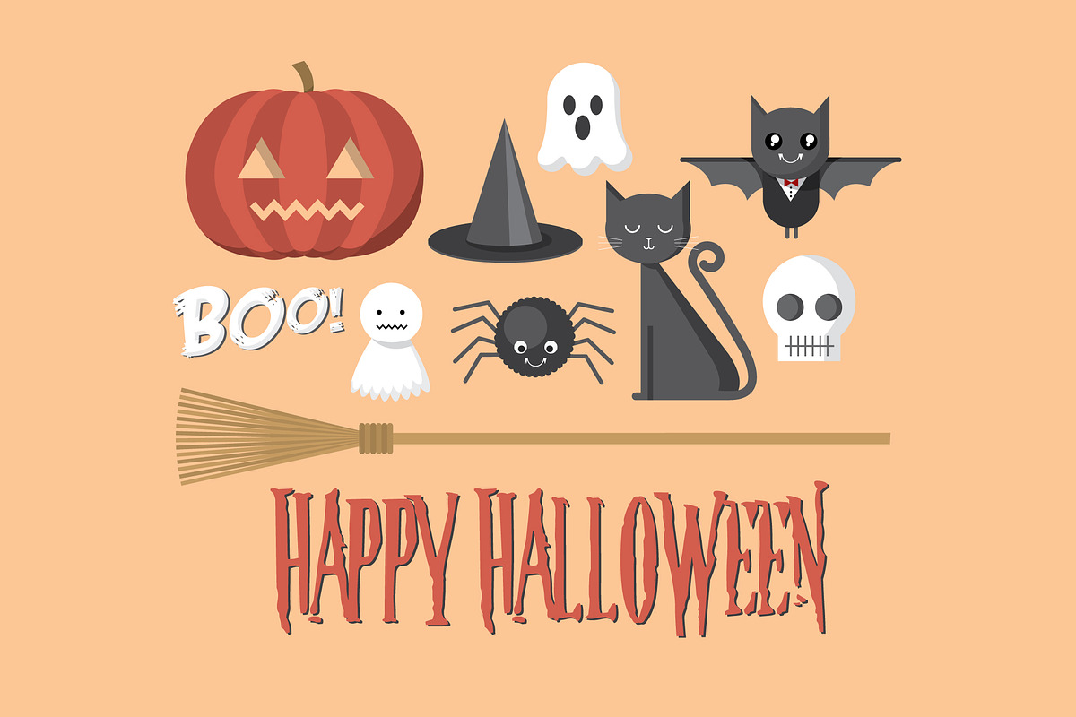 halloween vector/illustration in Illustrations - product preview 8