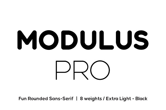 Modulus Pro in Sans-Serif Fonts - product preview 14