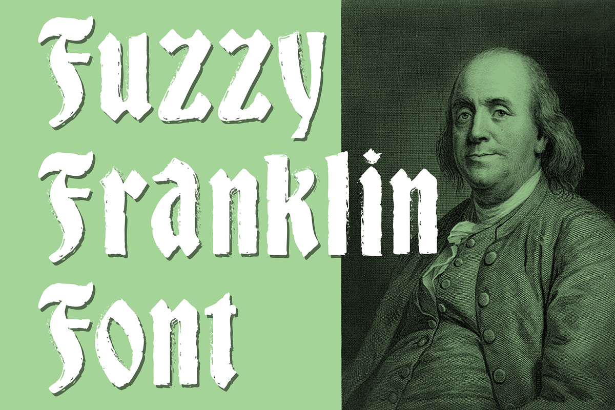 Fuzzy Franklin Font in Fonts - product preview 8