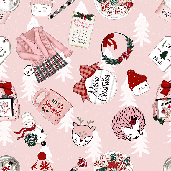 Christmas seamless patterns in Patterns - product preview 5