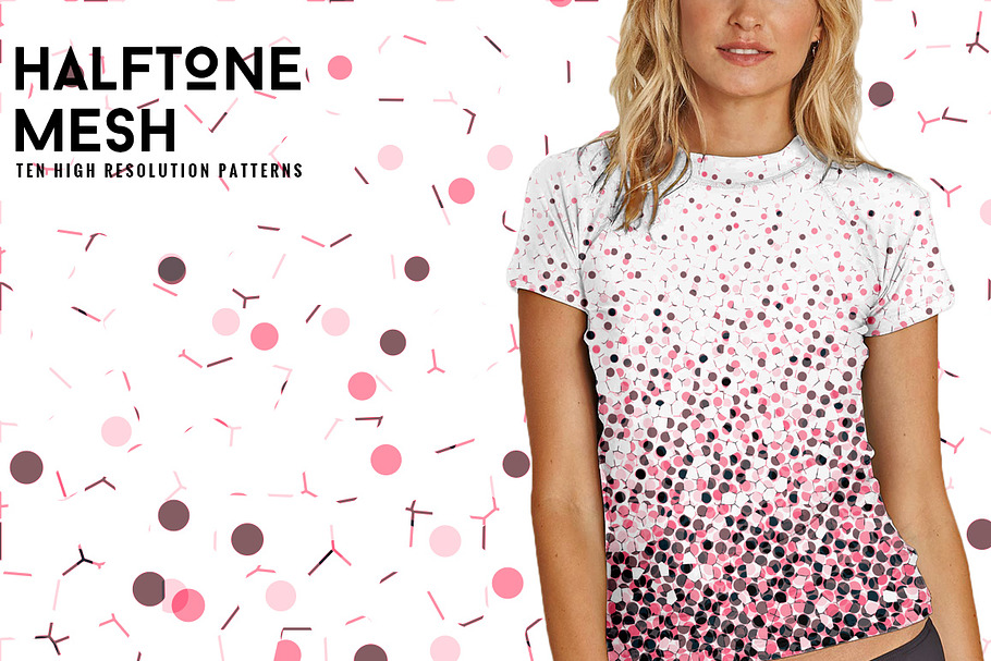 Halftone Mesh in Patterns - product preview 8