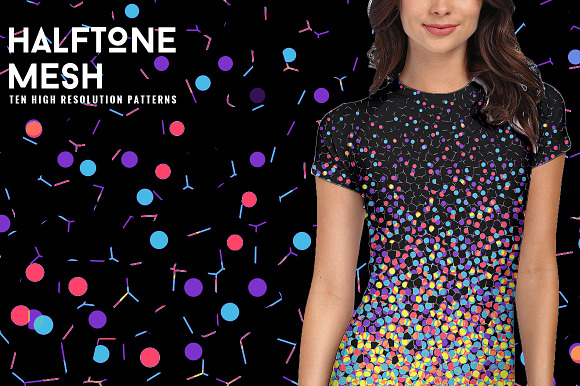 Halftone Mesh in Patterns - product preview 1