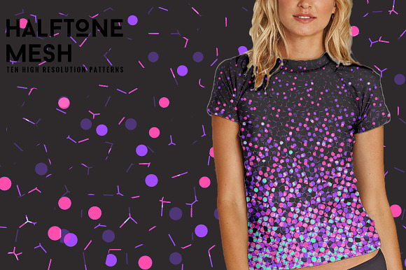 Halftone Mesh in Patterns - product preview 3