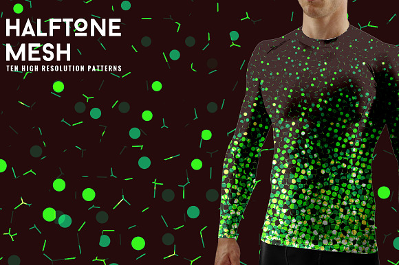 Halftone Mesh in Patterns - product preview 5