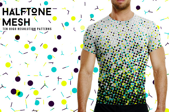 Halftone Mesh in Patterns - product preview 6