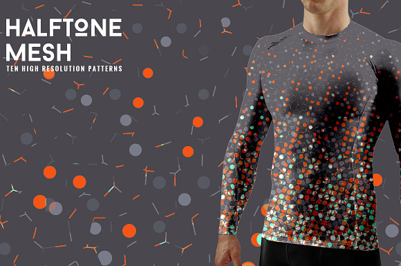 Halftone Mesh in Patterns - product preview 7