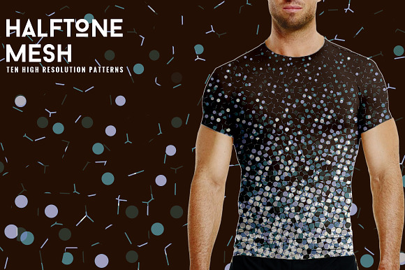 Halftone Mesh in Patterns - product preview 9