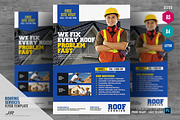 Roofing Service Flyer Template
