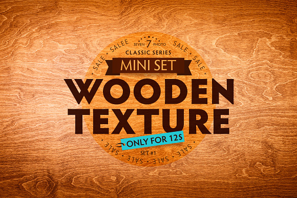 Seven Wood Texture / Mini Set #1 in Textures - product preview 7